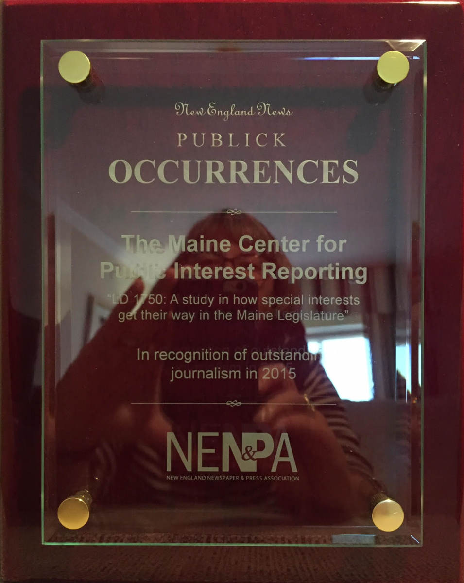 Center wins top New England journalism award for second year in a row