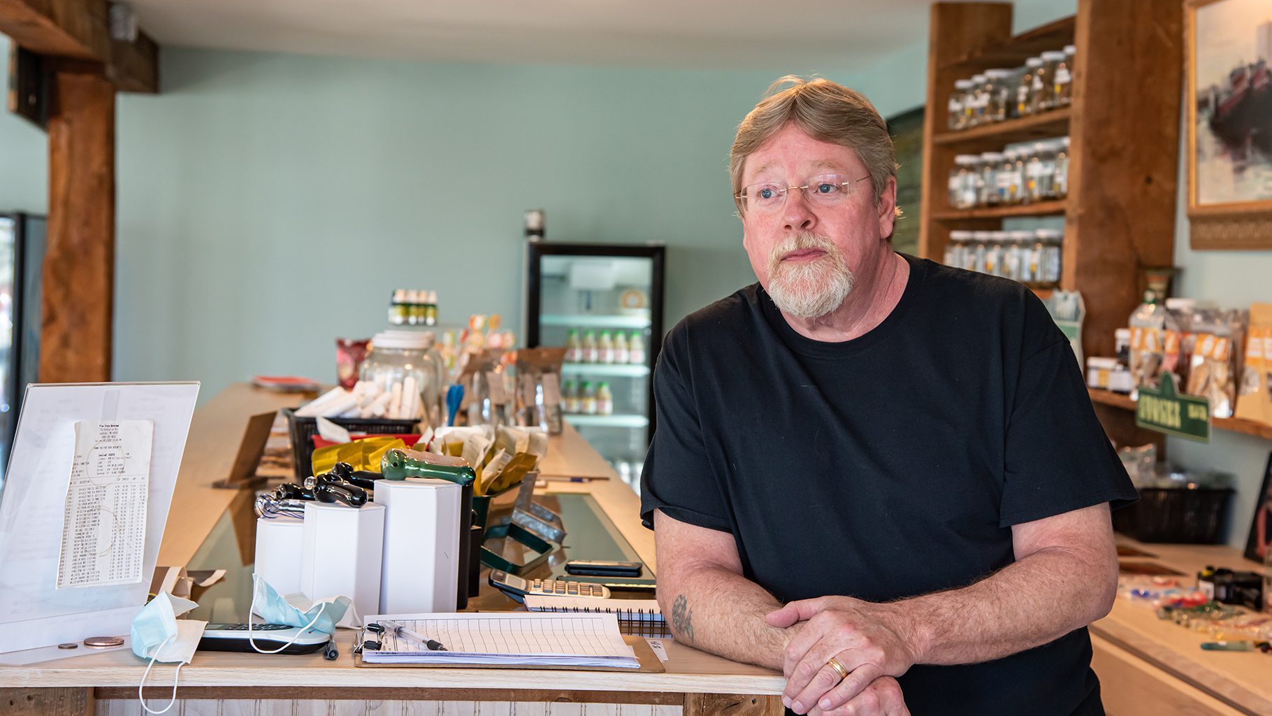 inside the marijuana shop Your Coastal Connection