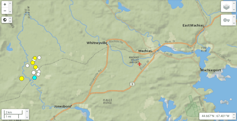 ‘Swarm’ of earthquakes felt in central Washington County